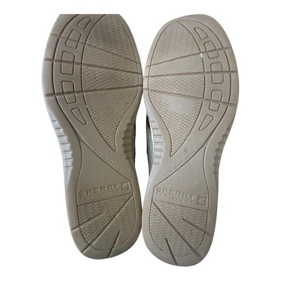 SPERRY Top Sider Classic Brown Leather Boat Fishercore Lace Up Shoe Women Sz 8.5 - Picture 6 of 7